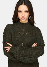 Bracken Chunky Ribbed Knit Sweater