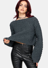 Valene Dragon Scales Knit Sweater
