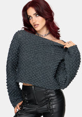 Valene Dragon Scales Knit Sweater