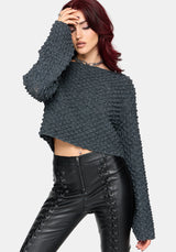 Valene Dragon Scales Knit Sweater