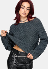 Valene Dragon Scales Knit Sweater