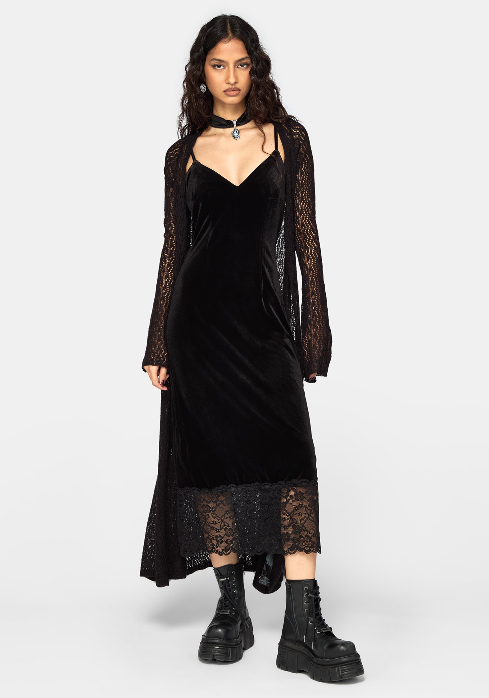 Adara Longline Fine Knit Cardigan – Disturbia