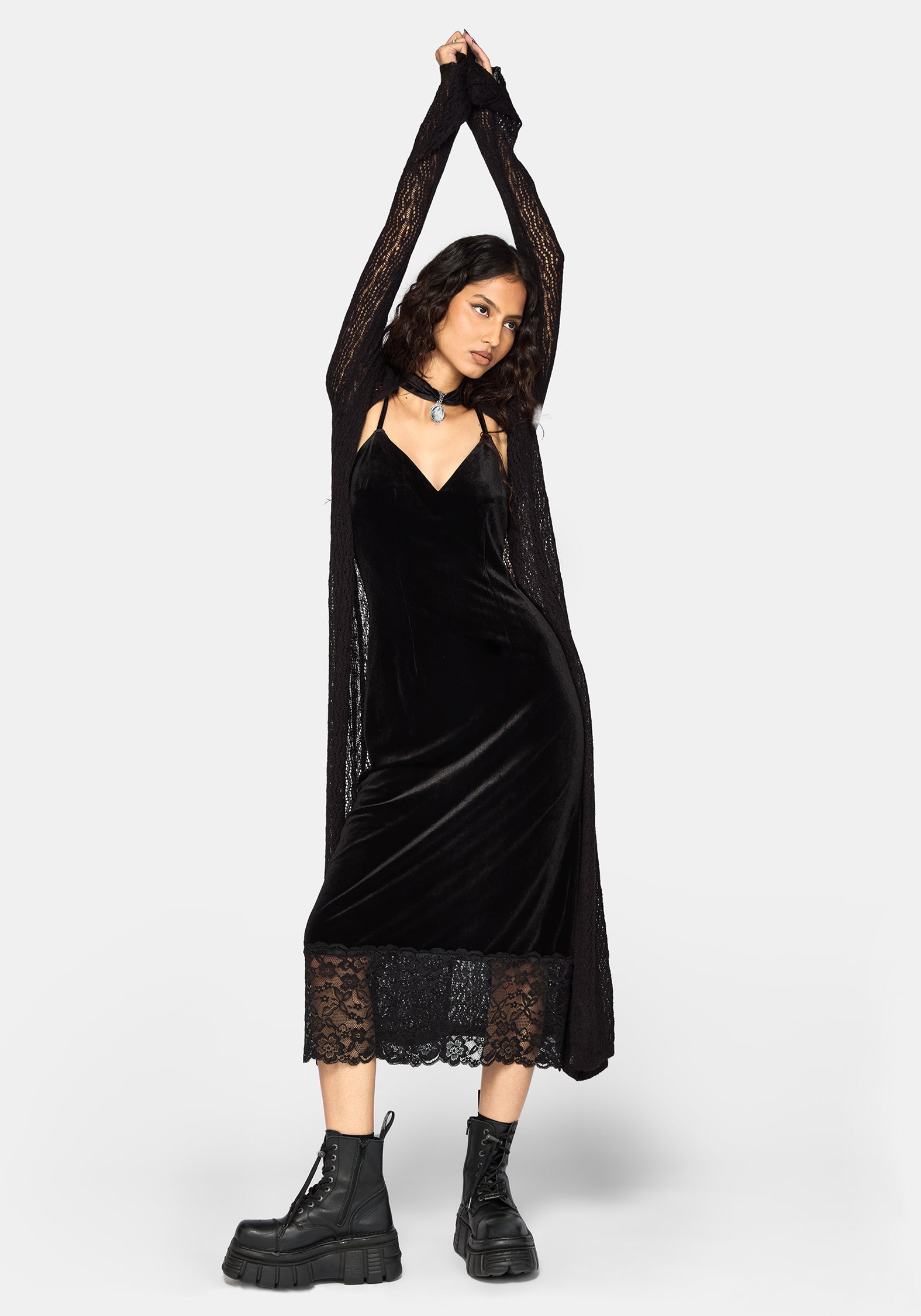 Adara Longline Fine Knit Cardigan – Disturbia