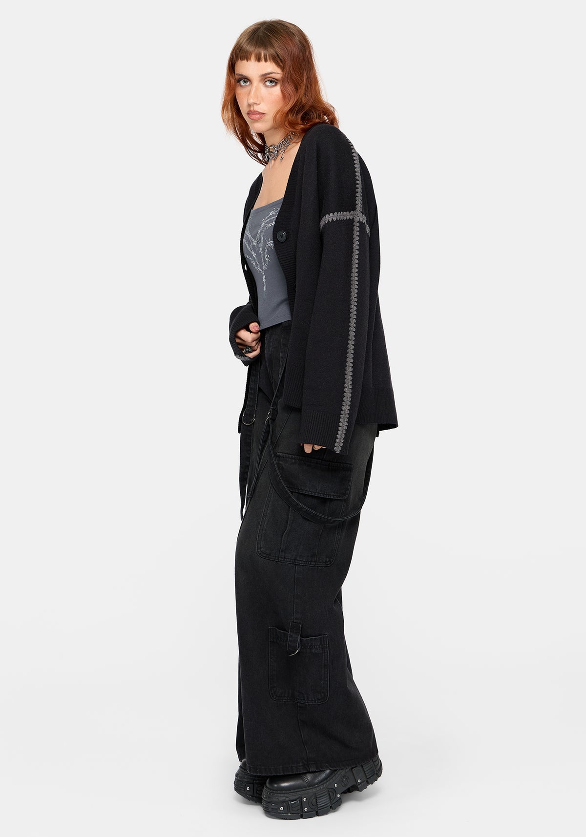 Mourn Moth Knit Cardigan