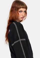 Mourn Moth Knit Cardigan