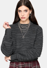 Stormi Wave Stripe Knit Jumper