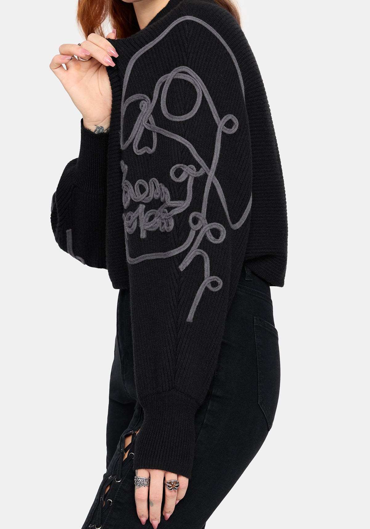 Skole Cornelli Skull Knit Sweater