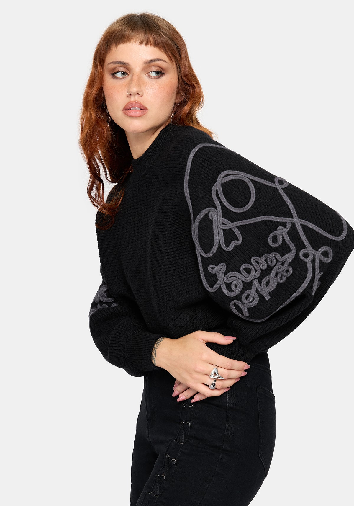 Skole Cornelli Skull Knit Sweater