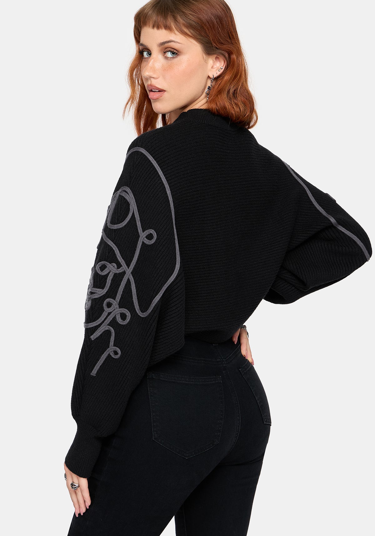 Skole Cornelli Skull Knit Sweater