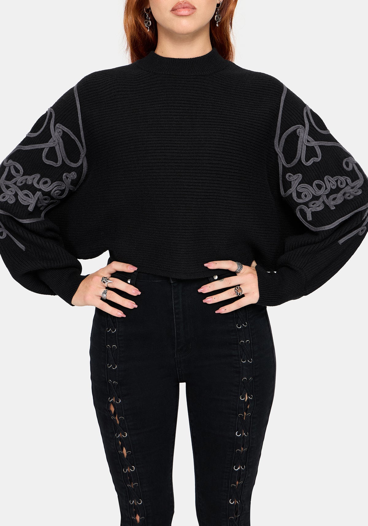 Skole Cornelli Skull Knit Sweater