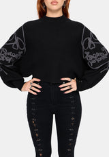 Skole Cornelli Skull Knit Sweater