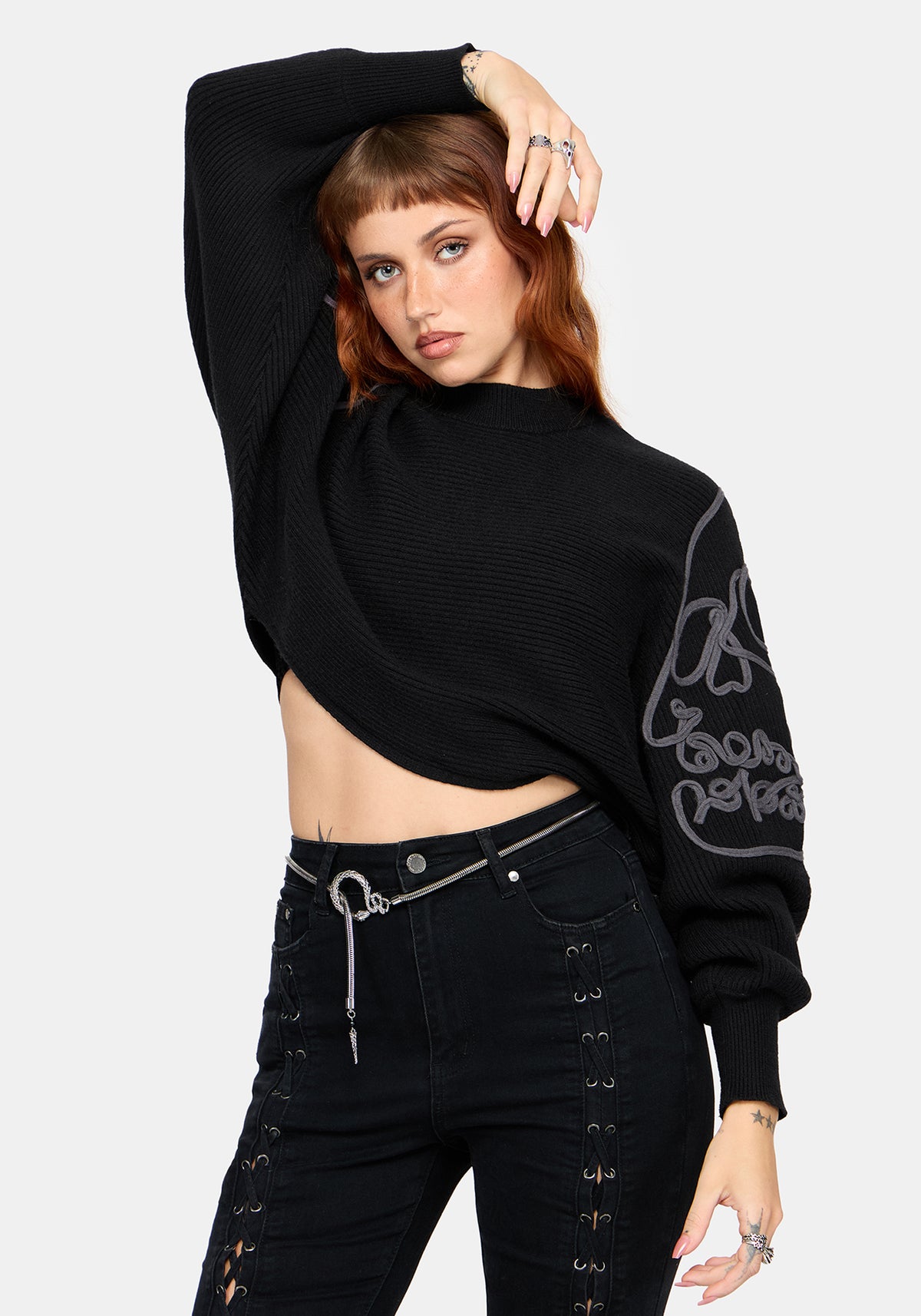 Skole Cornelli Skull Knit Sweater