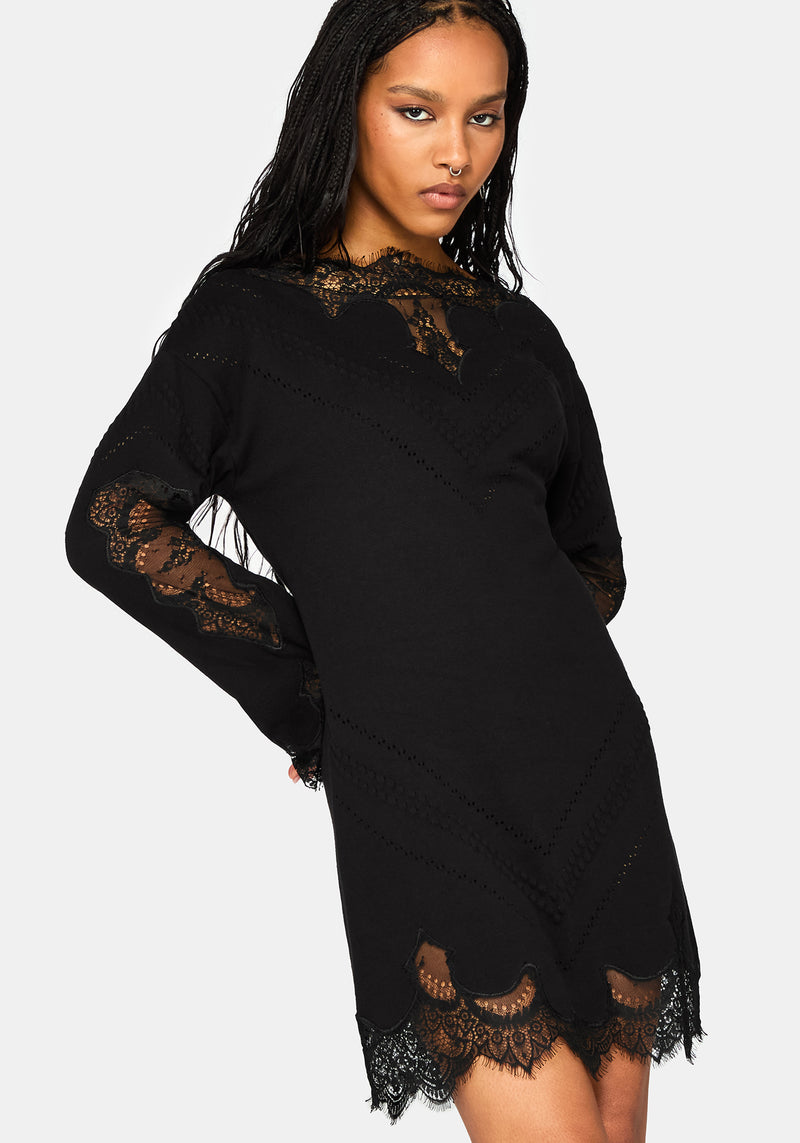 Stormwoken Knit Mini Dress – Disturbia