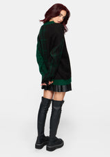 Checkmate Check Fluffy Knit Sweater