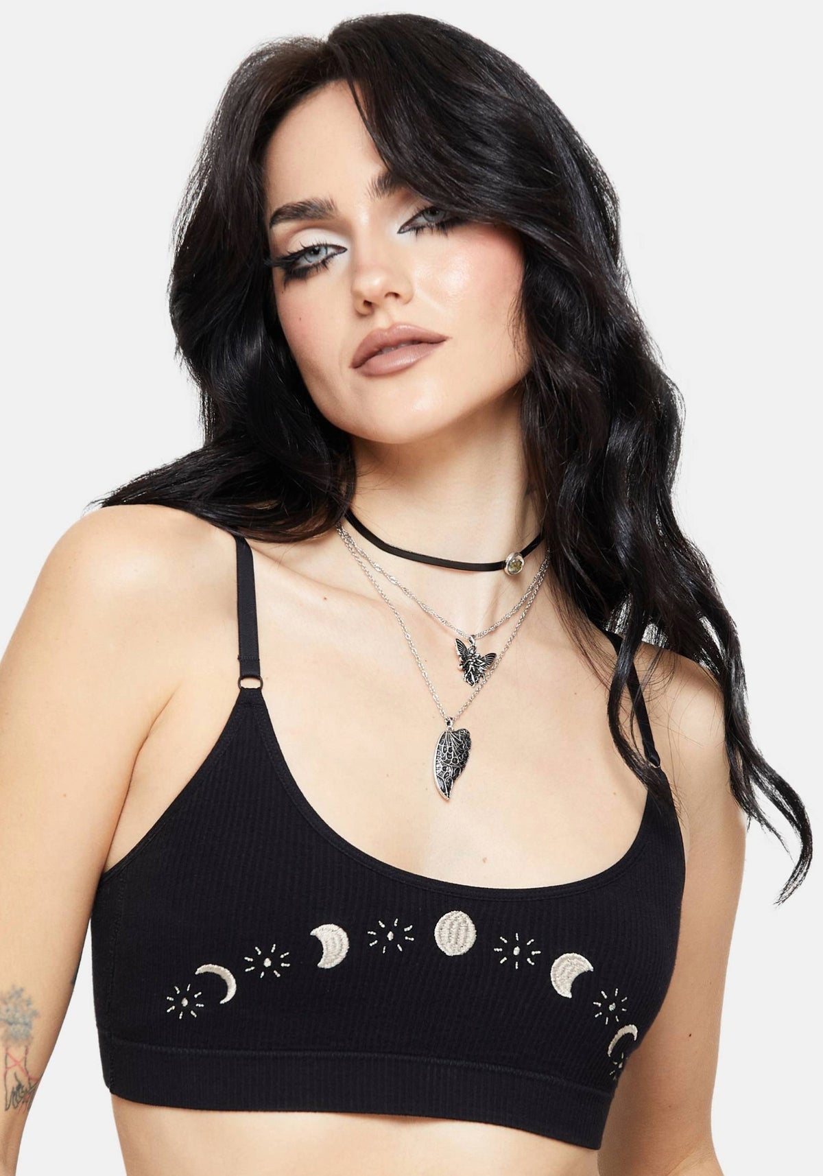Griffinfly Embroidered Seamless Bralet Set
