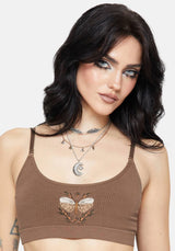 Griffinfly Embroidered Seamless Bralet Set