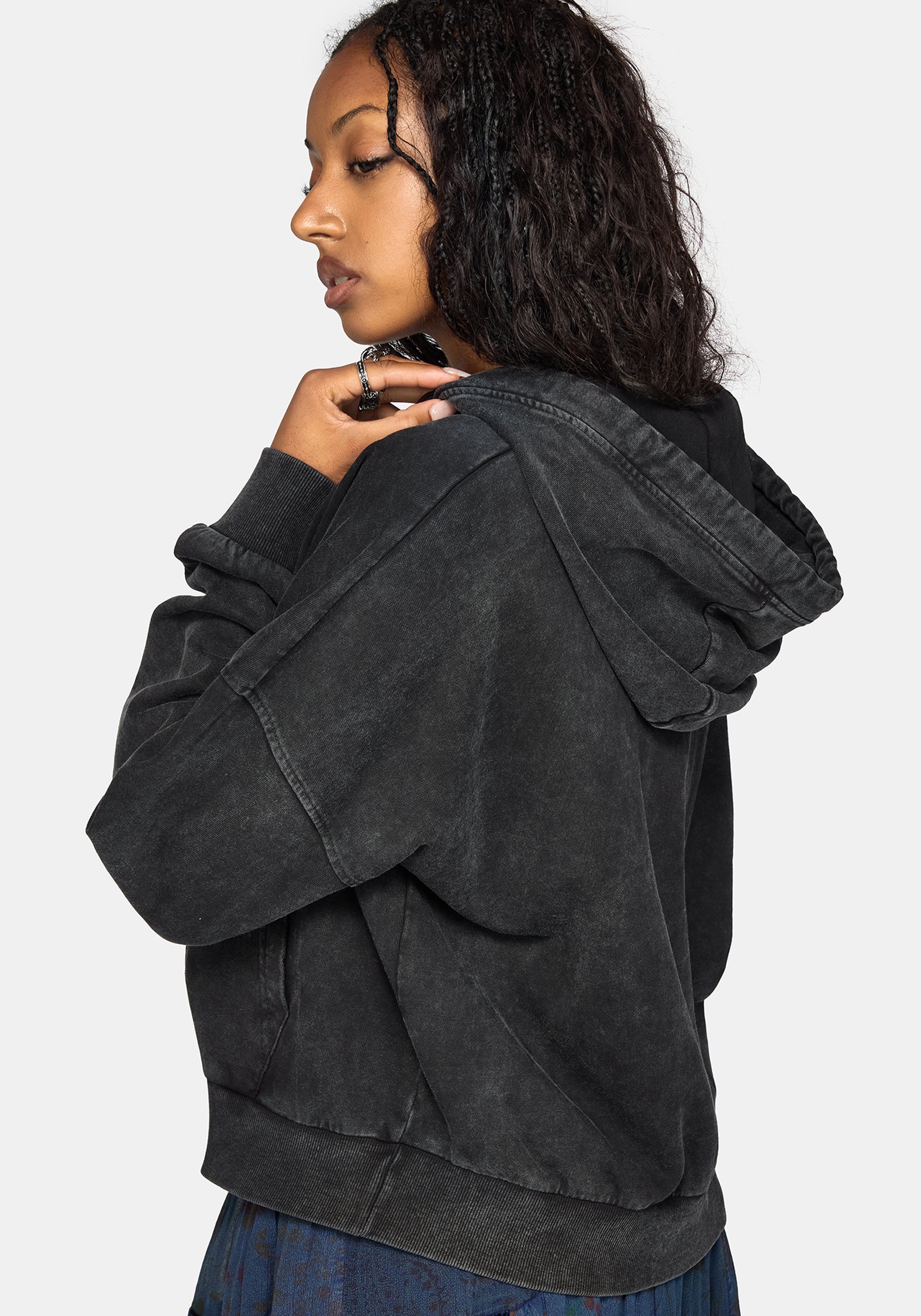 Mira Dragon Embroidered Hoody