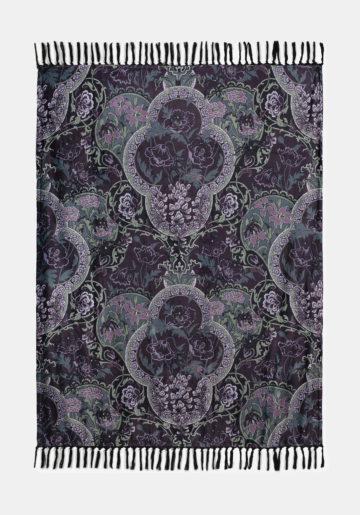 Effie Velvet Tassel Blanket