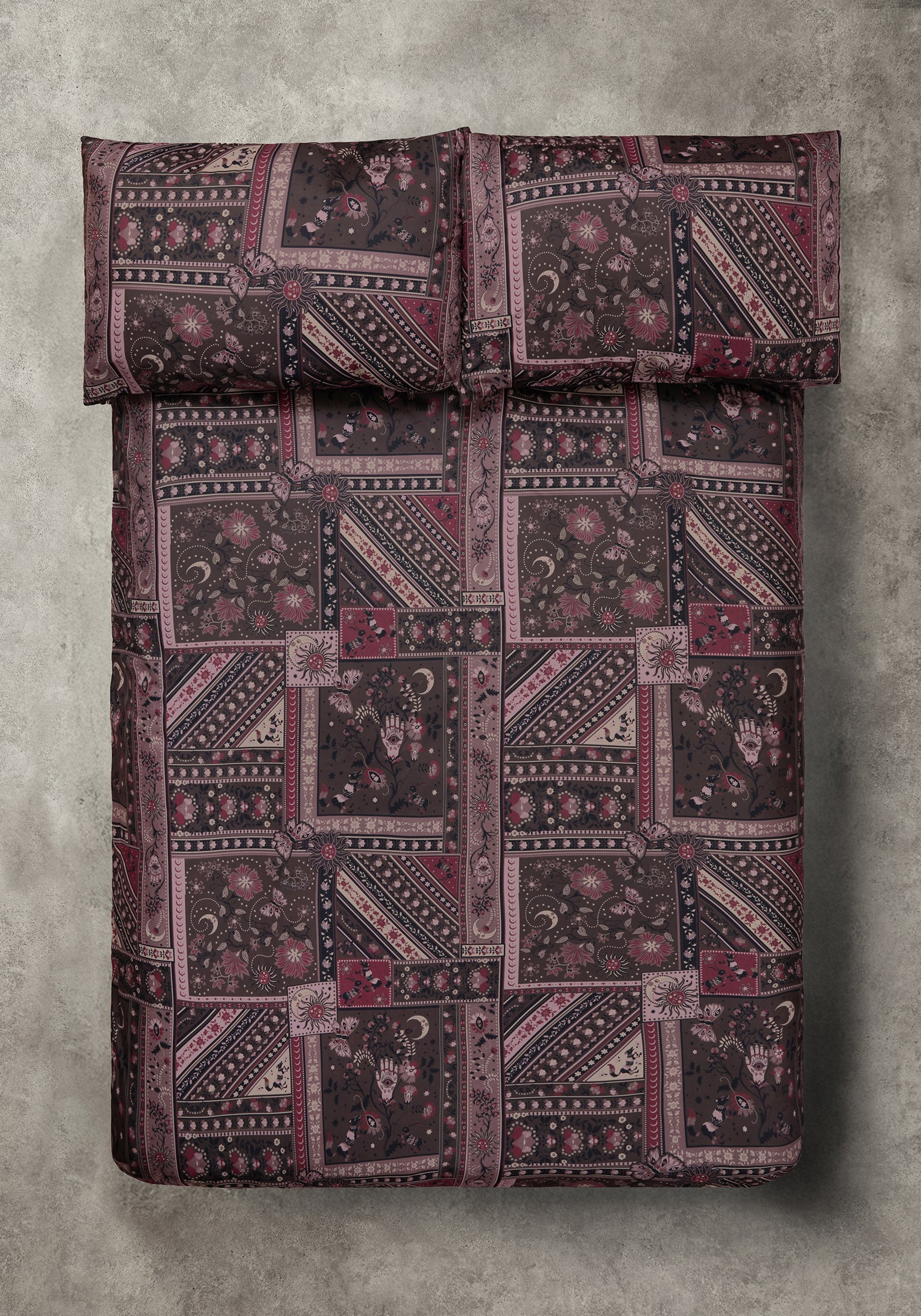 Nola Folk Patchwork Bedding - US Queen