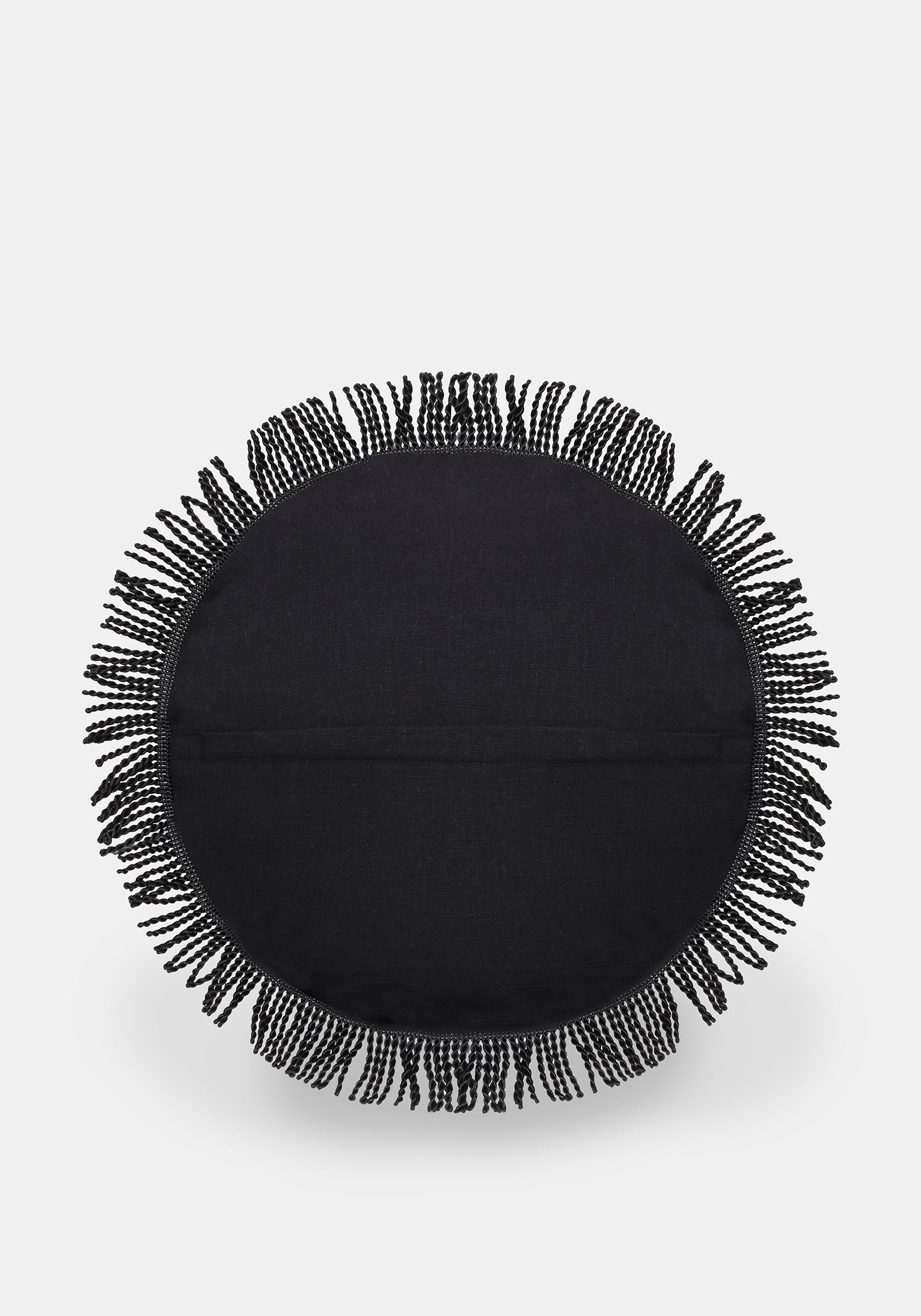 Angela Folk Embroidered Round Cushion