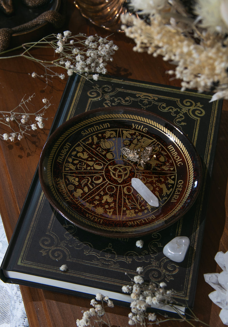 Raveth Sabbat Wheel Trinket Dish – Disturbia