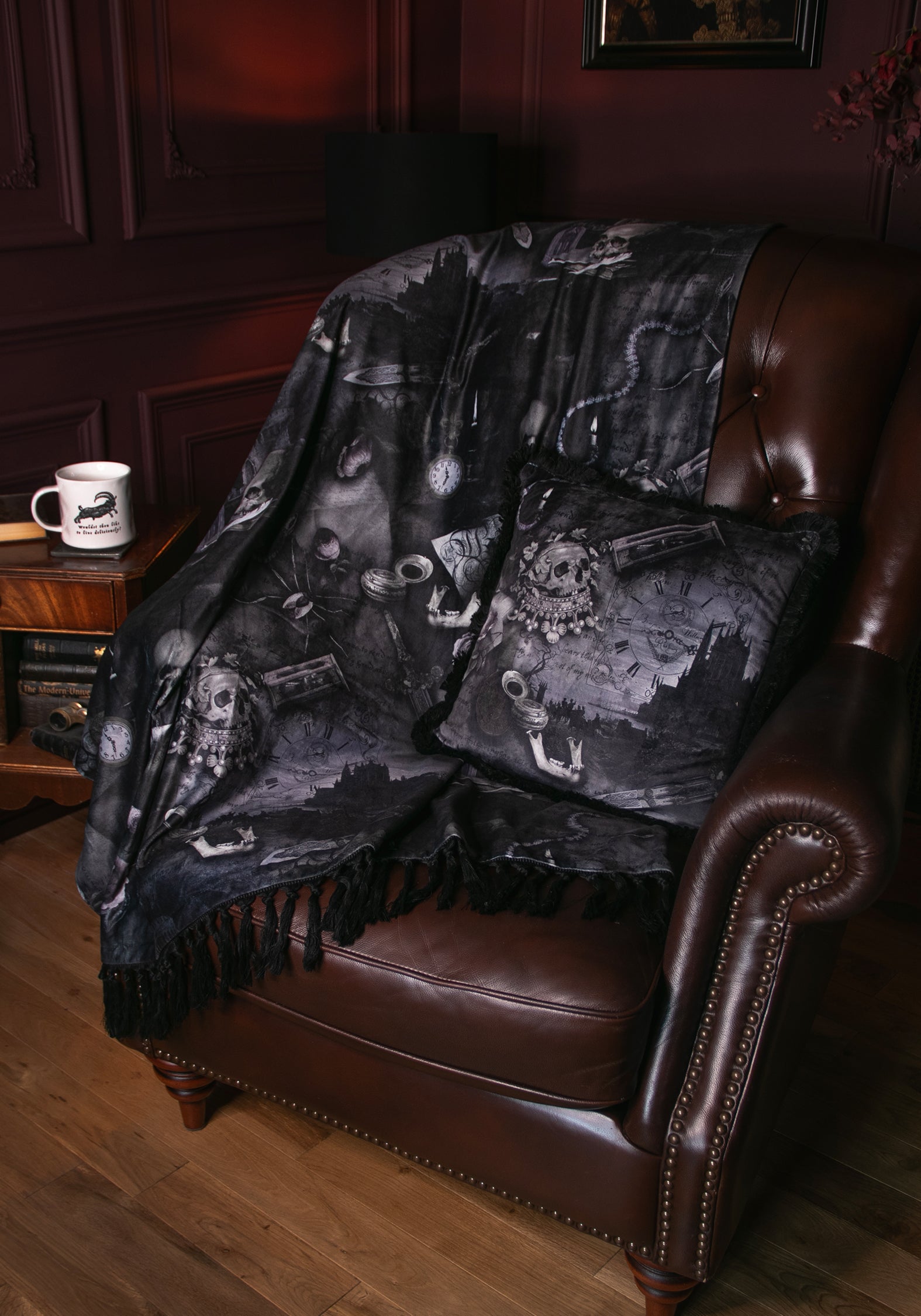 Nox Velvet Tassel Blanket