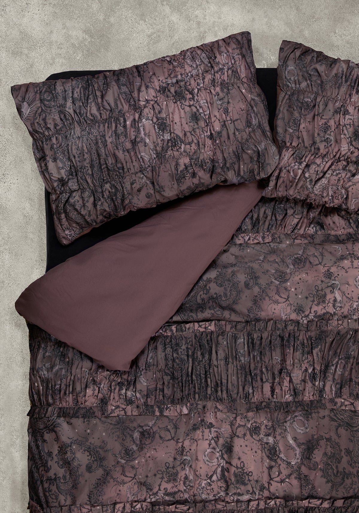 Gaia Celestial Ruched Bedding - USQ