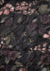 Noctua Owl Foxglove Quilted Throw