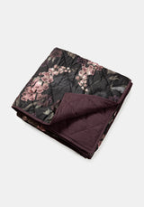 Noctua Owl Foxglove Quilted Throw