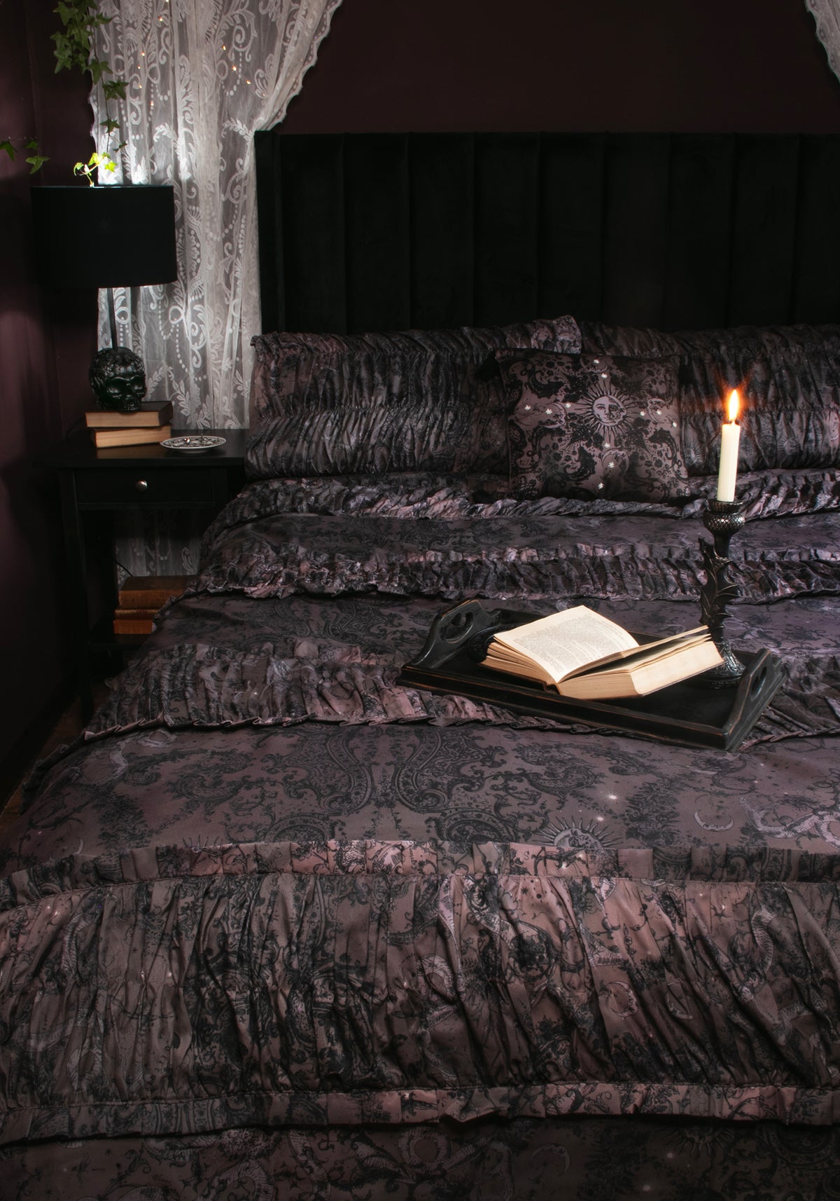 Gaia Celestial Ruched Bedding - USQ