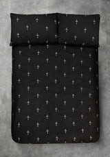 Vurlo Embroidered Cross Bedding -  US King