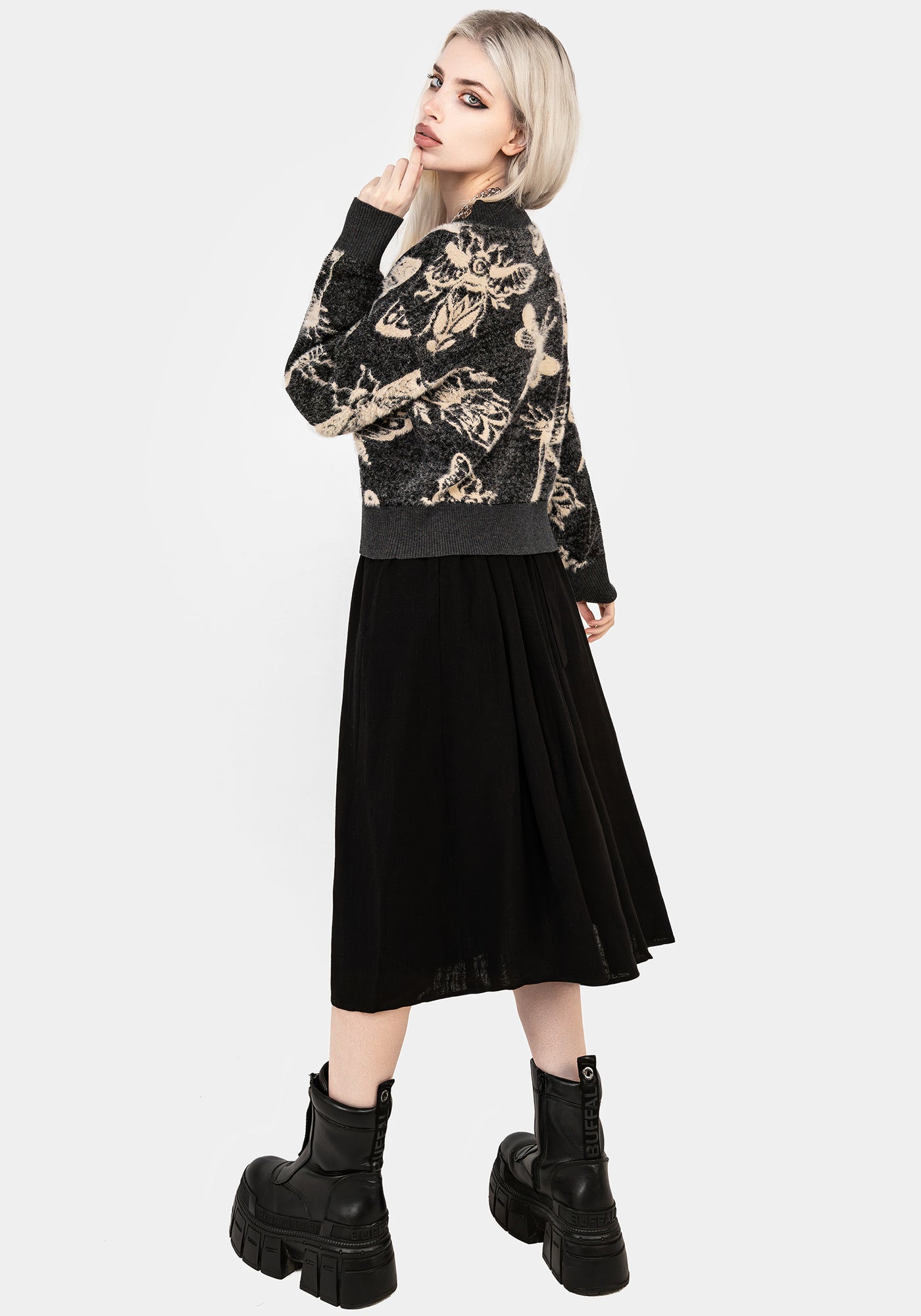 Silkmoth Knit Cardigan | Disturbia - Shop Women's Gothic