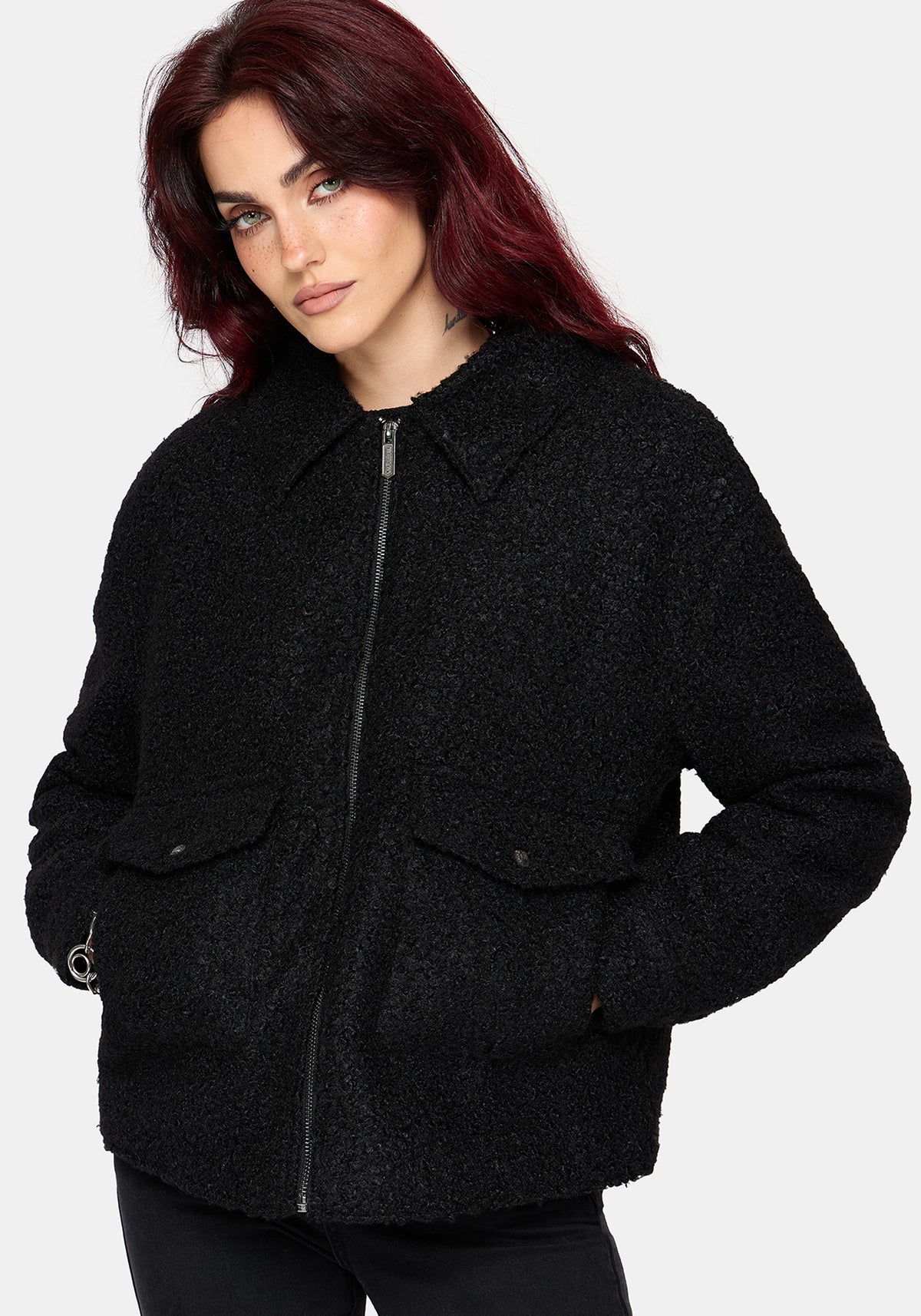 Cicely Check Hood Shacket