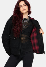 Cicely Check Hood Shacket