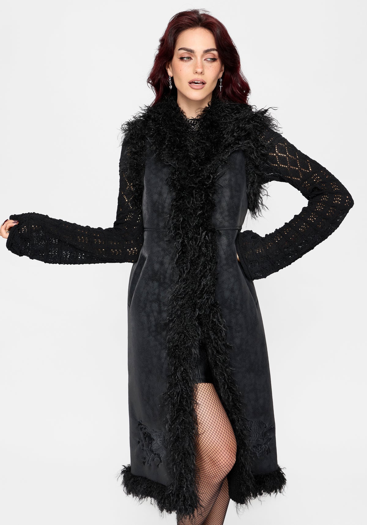 Hexweave Embroidered Longline Gilet