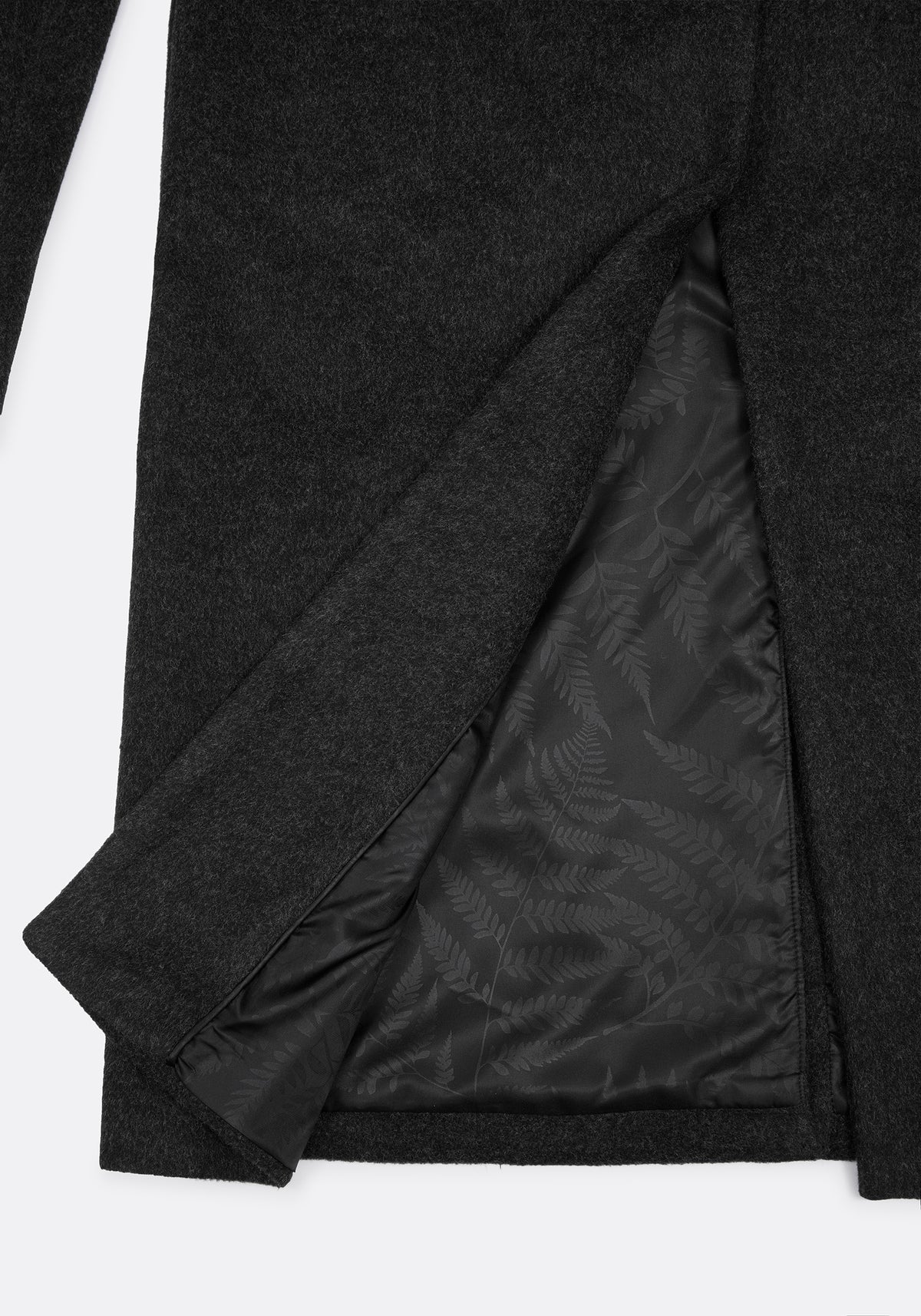 Albina Snake Pin Longline Coat