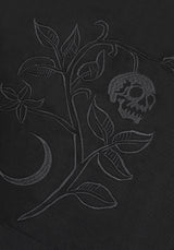 Poe Embroidered Trench Coat