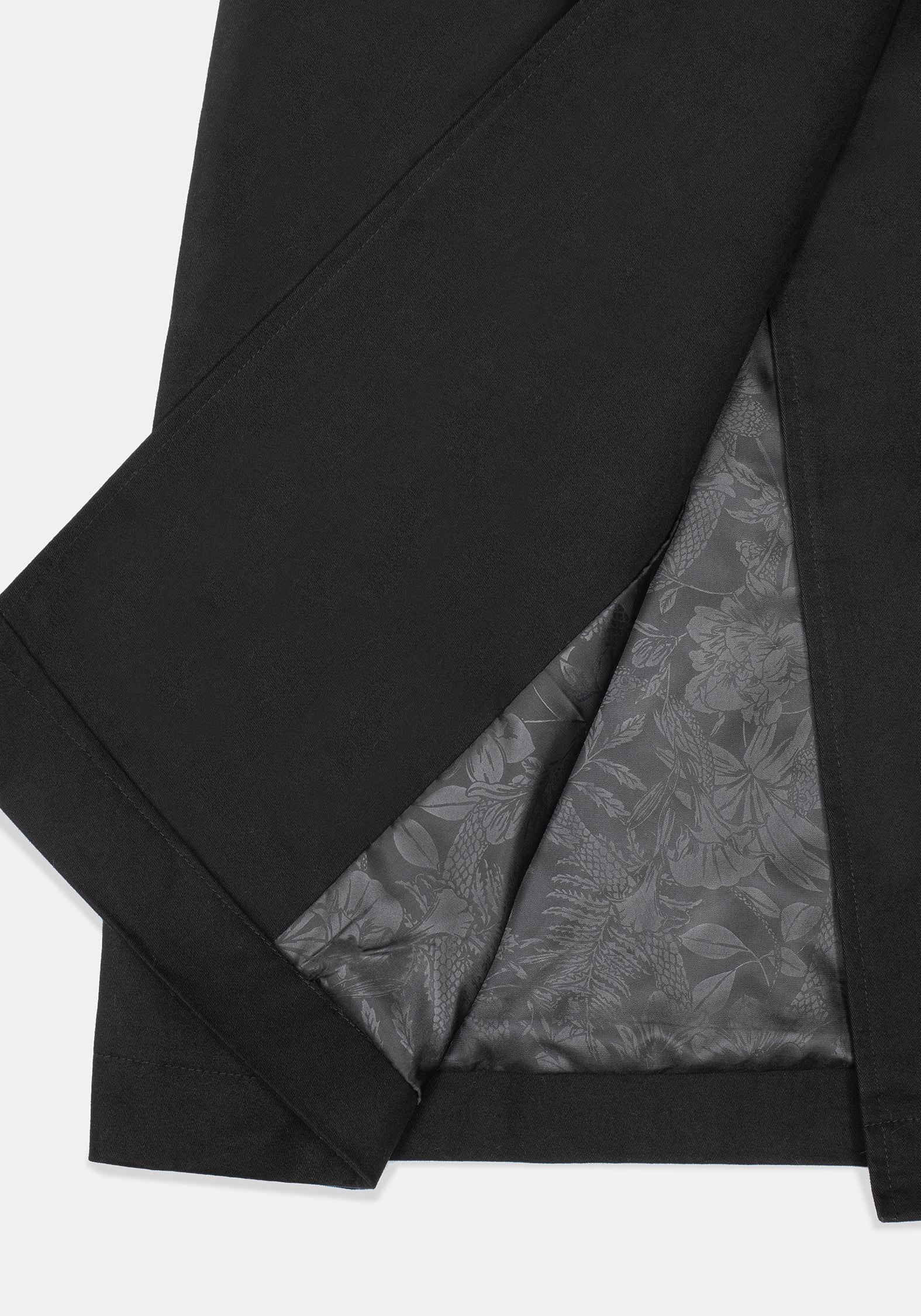 Poe Embroidered Trench Coat