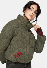 Sylvia Embroidered Knit Bomber Jacket