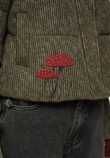 Sylvia Embroidered Knit Bomber Jacket