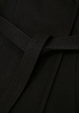 Camilla Tie Waist Hooded Coat With Bug Brooch