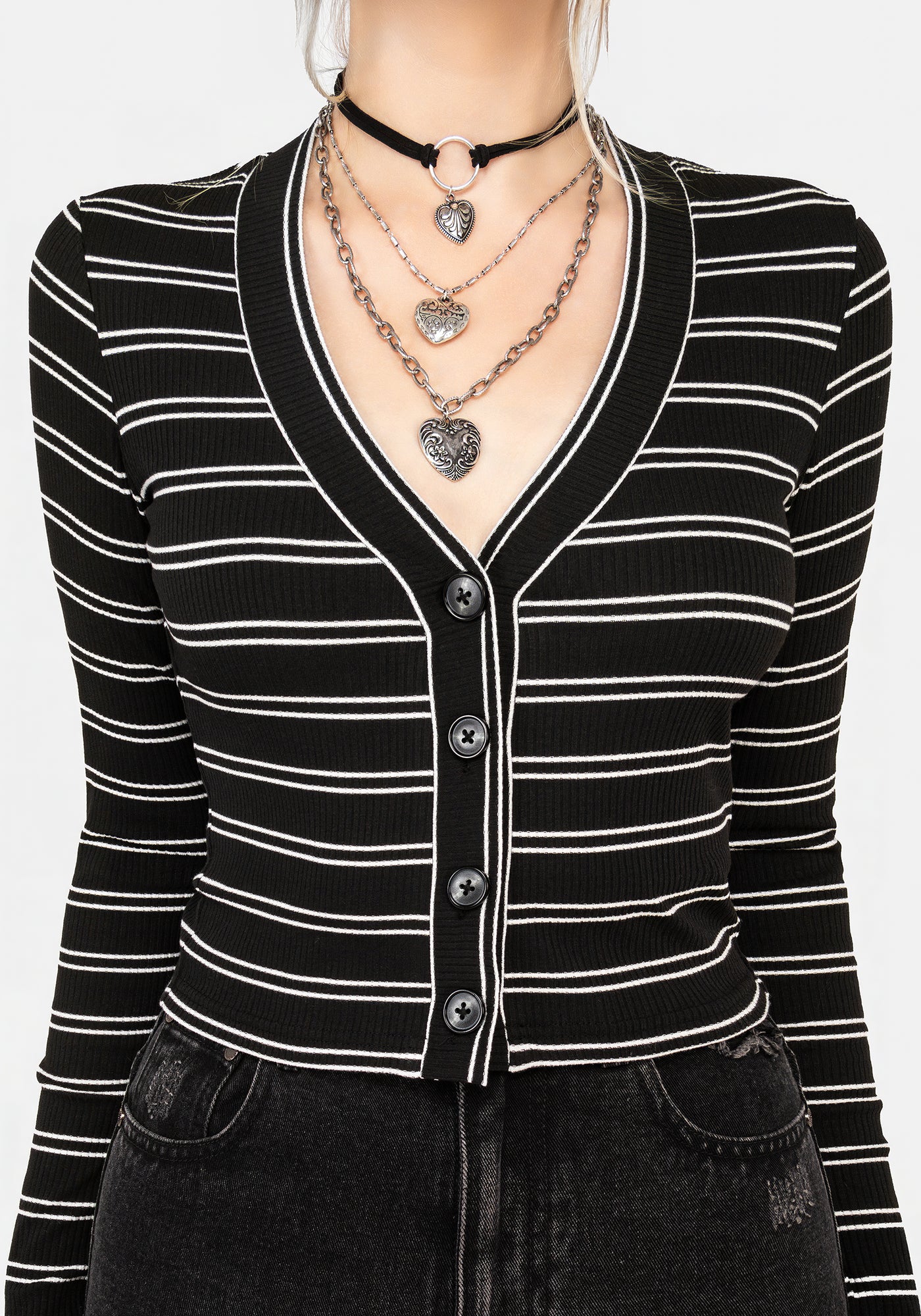 Slash Cropped Cardi | Disturbia - Shop Women's Gothic, Alternative