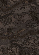 Disturbia x The Witcher Rivia Print Chiffon Midaxi Dress