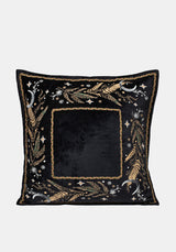 Abellona Embroidered Square Cushion