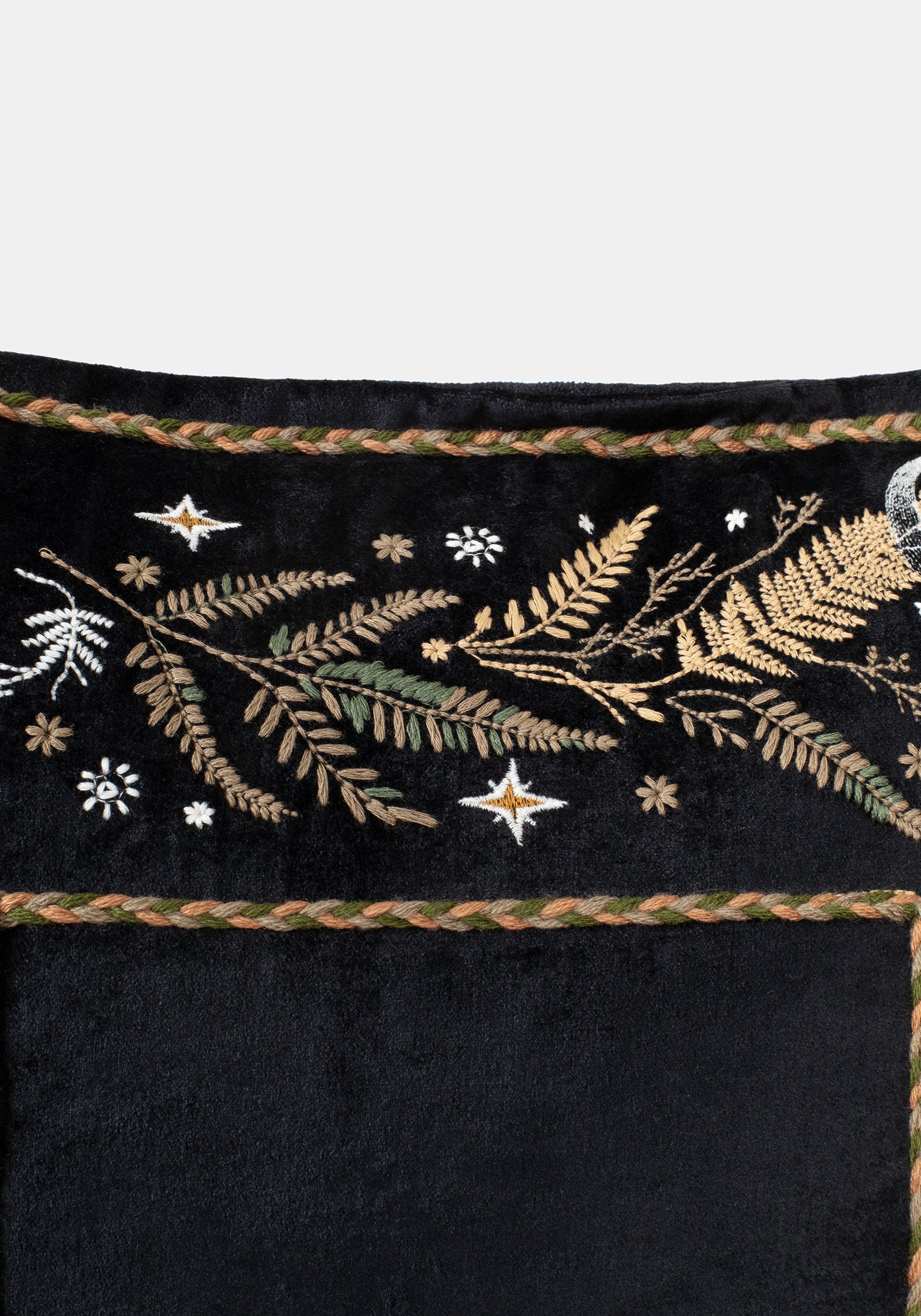 Abellona Embroidered Square Cushion
