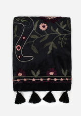 Kobra Embroidered Snake Blanket