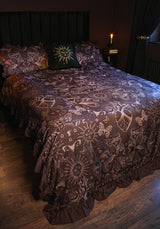 Paramour Frilled Edge Tattoo Print Bedding Set (US Queen)