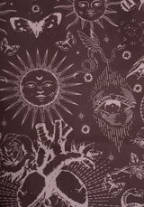 Paramour Frilled Edge Tattoo Print Bedding Set (US King)