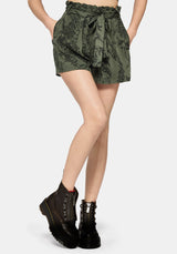 Orla Foxglove Potion Tie Waist Short