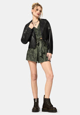 Orla Foxglove Potion Tie Waist Short